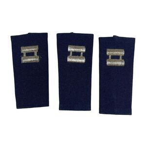 Vintage USAF Captain Rank Soft Shoulder Boards Set Of 3 United States Air Force